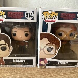 Funko Pop Stranger Things Nancy and Barb Figures